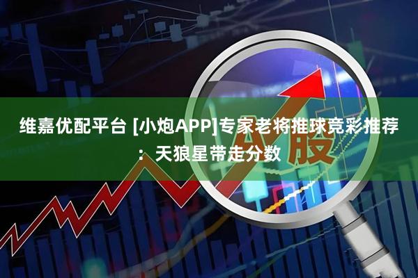 维嘉优配平台 [小炮APP]专家老将推球竞彩推荐：天狼星带走分数