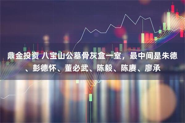 鼎金投资 八宝山公墓骨灰盒一室，最中间是朱德、彭德怀、董必武、陈毅、陈赓、廖承